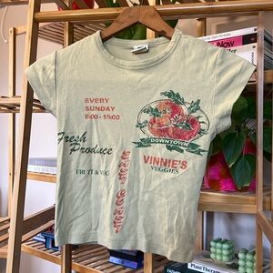 Vinnies veggie baby tee from urban outfitters